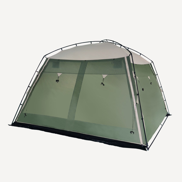 Палатка-шатер BTrace Camp (зеленый / бежевый, 375*365*240 см)